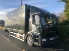2011/61 REG IVECO EUROCARGO 120E25S BOX LORRY C/W TAIL LIFT, EX LEASING CATERING COMPANY *PLUS VAT*