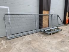 7 METERS WIDE X 1.7 METERS HIGH - SLIDING CANTILEVER GATE *PLUS VAT*