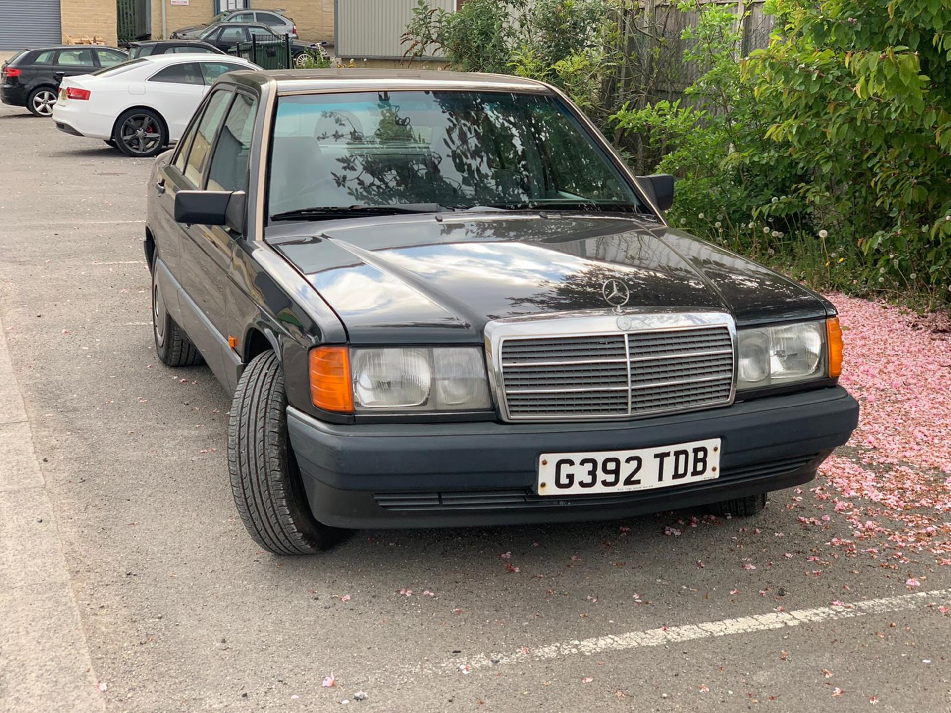 1990/G REG MERCEDES 190D DIESEL AUTO 4 DOOR SALOON BLACK 2.5L - VERY RARE CAR! *NO VAT* - Image 3 of 15