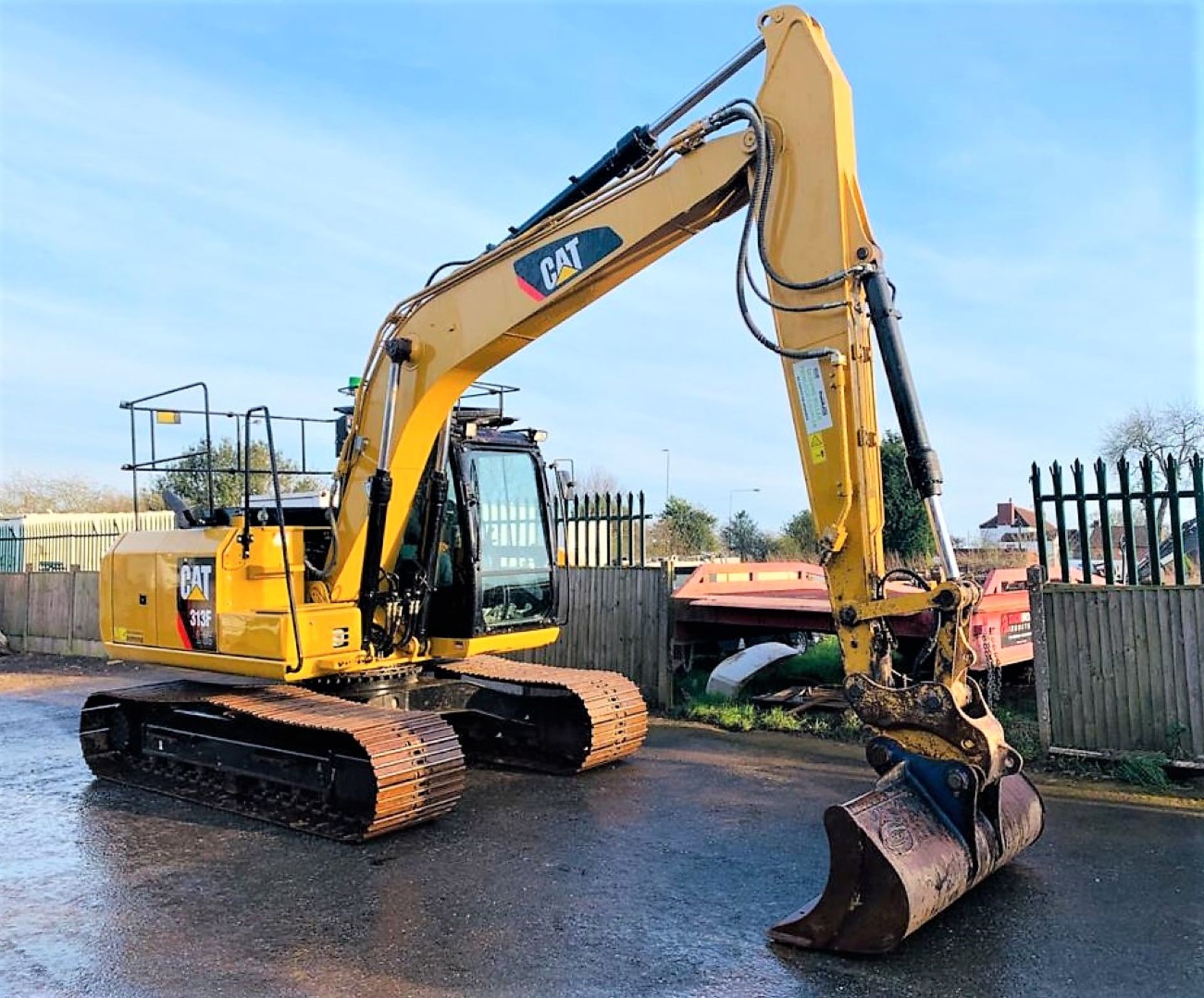 CAT 313 F LGC STEEL TRACKED CRAWLER DIGGER / EXCAVATOR, YEAR 2016, 3445 HOURS, 2 X BUCKETS, AIR CON - Image 5 of 19