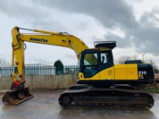 KOMATSU PC210LC-7K STEEL TRACKED CRAWLER DIGGER / EXCAVATOR, YEAR 2004, NEW TRACKS, NEW ENGINE