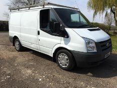 2011/11 REG FORD TRANSIT 85 T280M FWD 2.2 DIESEL PANEL VAN, SHOWING 2 FORMER KEEPERS *PLUS VAT*