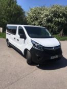 2015/15 REG VAUXHALL VIVARO CDTI MPV 9 SEATER MINIBUS 1.6 DIESEL WHITE *NO VAT*