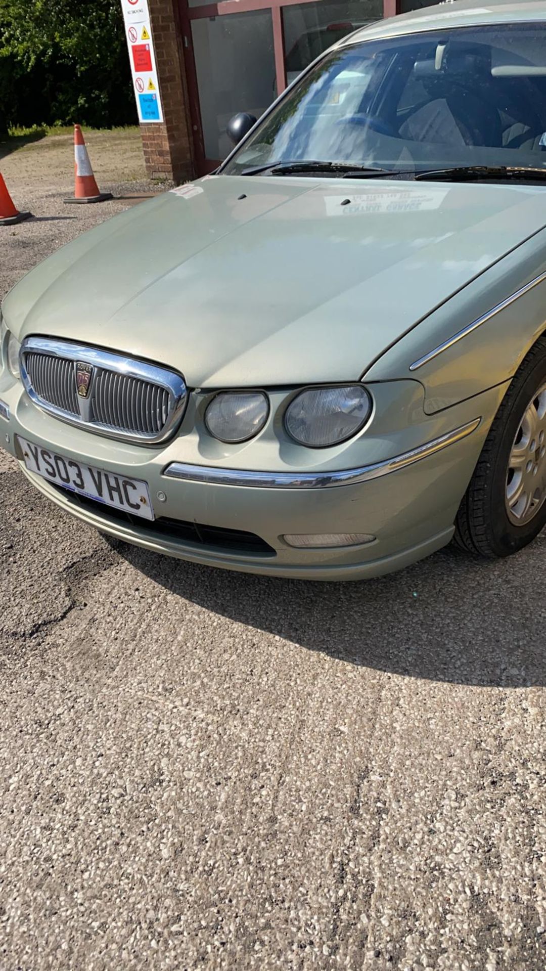 2003/03 REG ROVER 75 CLASSIC SE 1.8 PETROL 4 DOOR SALOON GREEN 5 SEATS *NO VAT* - Image 3 of 6