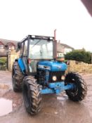 FORD NEW HOLLAND 4630 BLUE TRACTOR, 4 WHEEL DRIVE, RUNS, WORKS AND DRIVES *PLUS VAT*