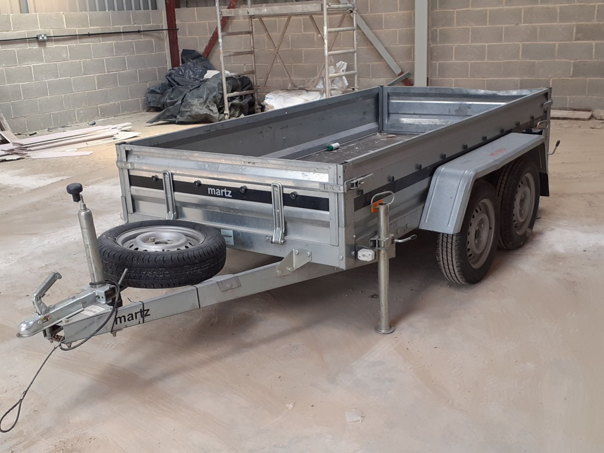 2018 TWIN AXLE CAR TRAILER, ONLY USED A FEW TIMES, IN EXCELLENT CONDITION, ALMOST NEW TYRES *NO VAT* - Image 3 of 4