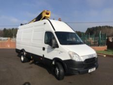 2013/63 REG IVECO DAILY 70C17 LWB CHERRY PICKER VAN ACCESS PLATFORM VERSALIFT 38 *PLUS VAT*