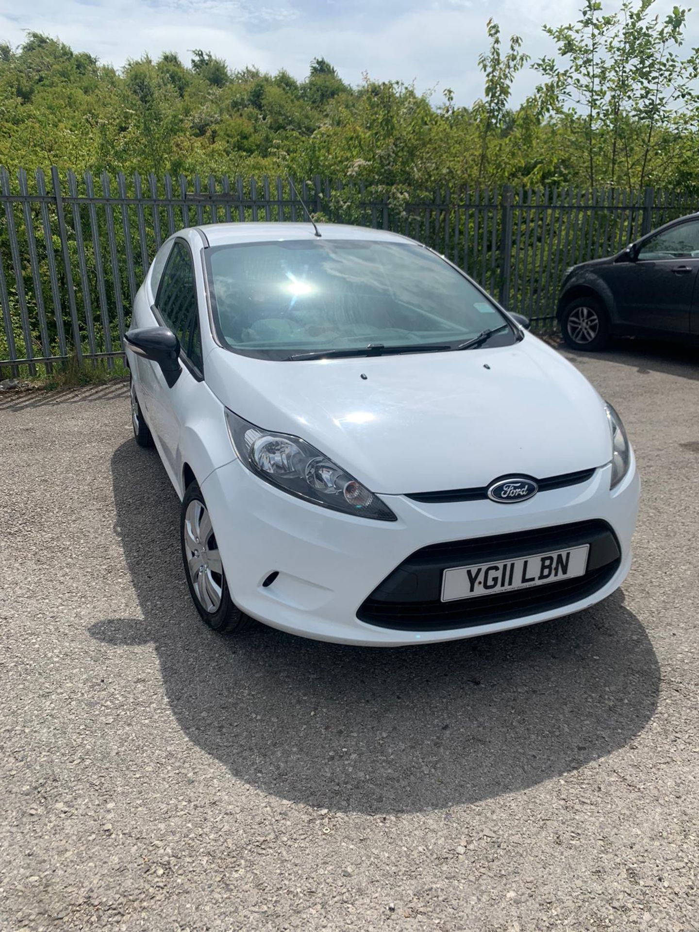 2011/11 REG FORD FIESTA BASE TDCI 1.4 DIESEL WHITE CAR DERIVED VAN, 2 SEATS *NO VAT*