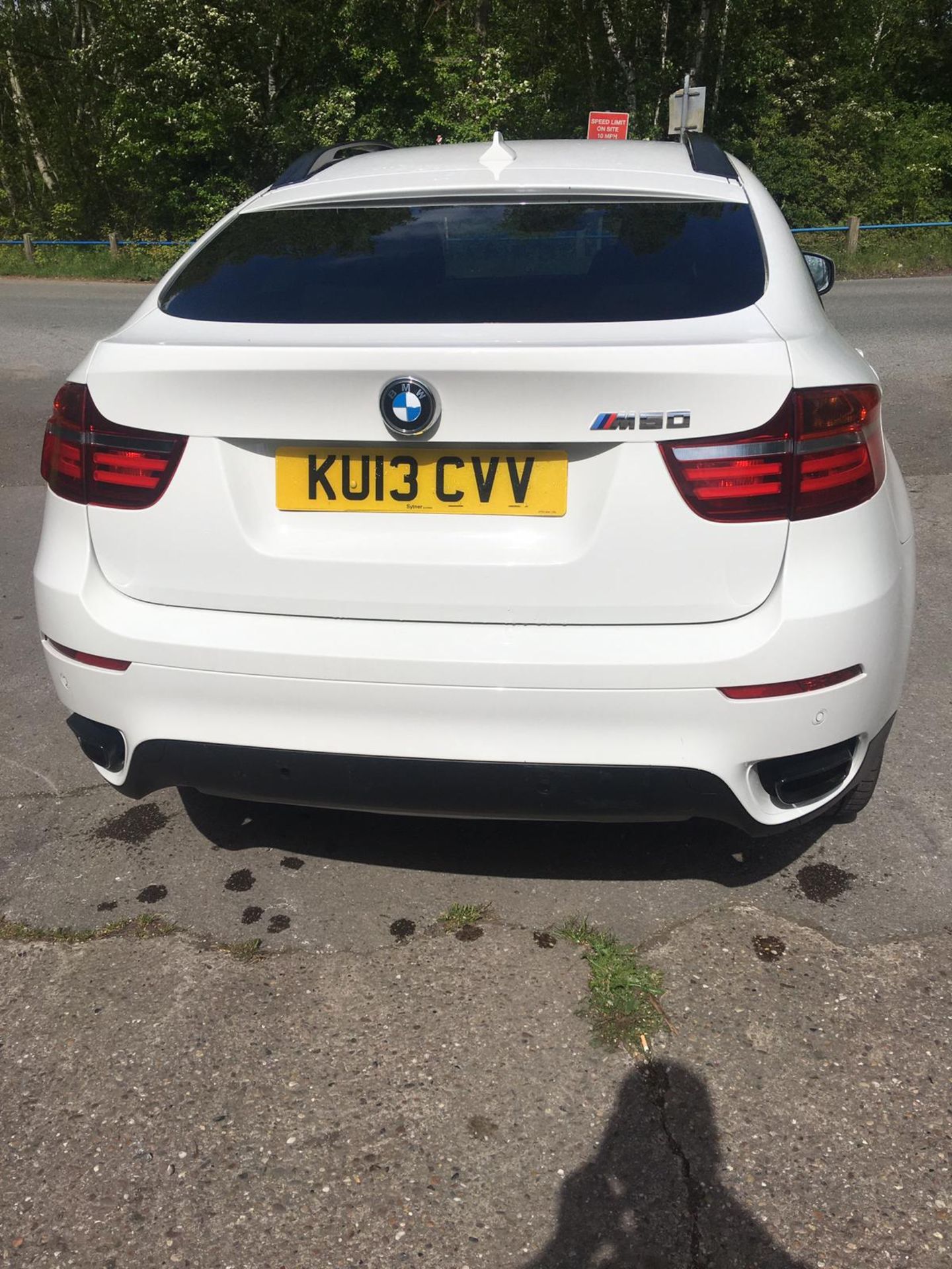 2013/13 REG BMW X6 M50D AUTOMATIC 3.0 DIESEL WHITE, SHOWING 1 FORMER KEEPER *NO VAT* - Image 6 of 36