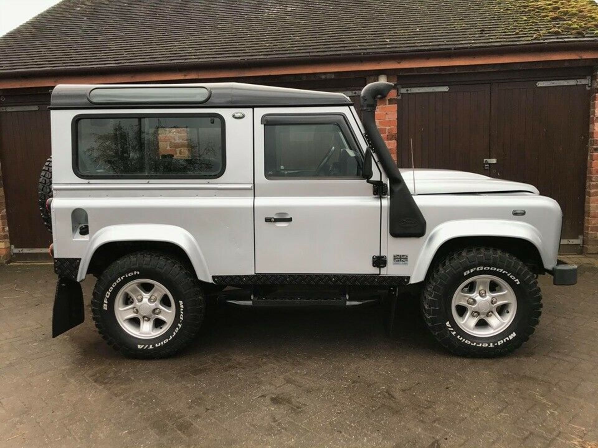 2008/08 REG LAND ROVER DEFENDER 90 XS STATION WAGON SWB 2.4 DIESEL SILVER - FULL SERVICE HISTORY! - Image 7 of 10