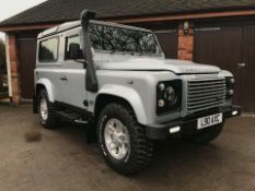 2008/08 REG LAND ROVER DEFENDER 90 XS STATION WAGON SWB 2.4 DIESEL SILVER - FULL SERVICE HISTORY!