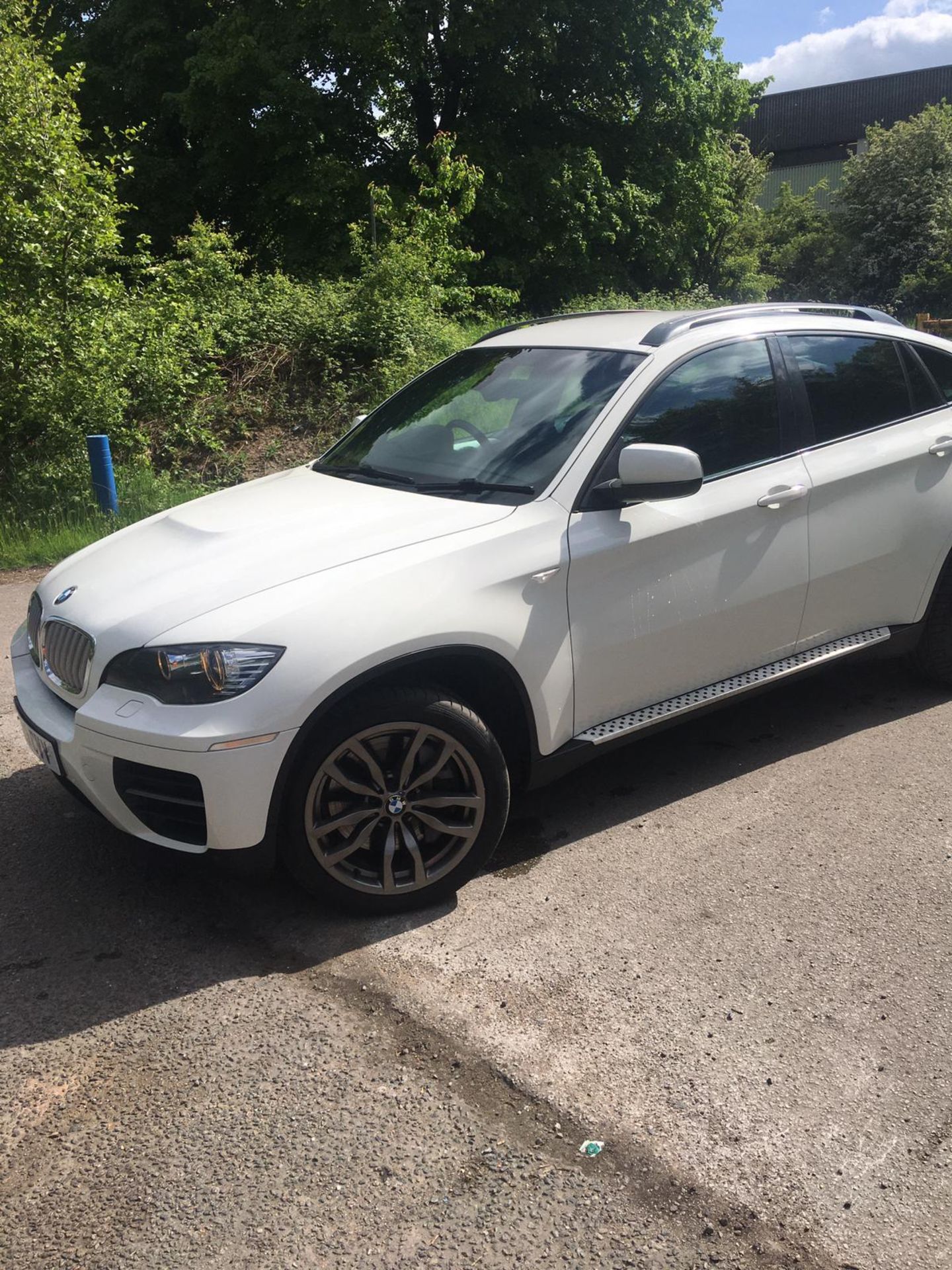 2013/13 REG BMW X6 M50D AUTOMATIC 3.0 DIESEL WHITE, SHOWING 1 FORMER KEEPER *NO VAT* - Image 3 of 36
