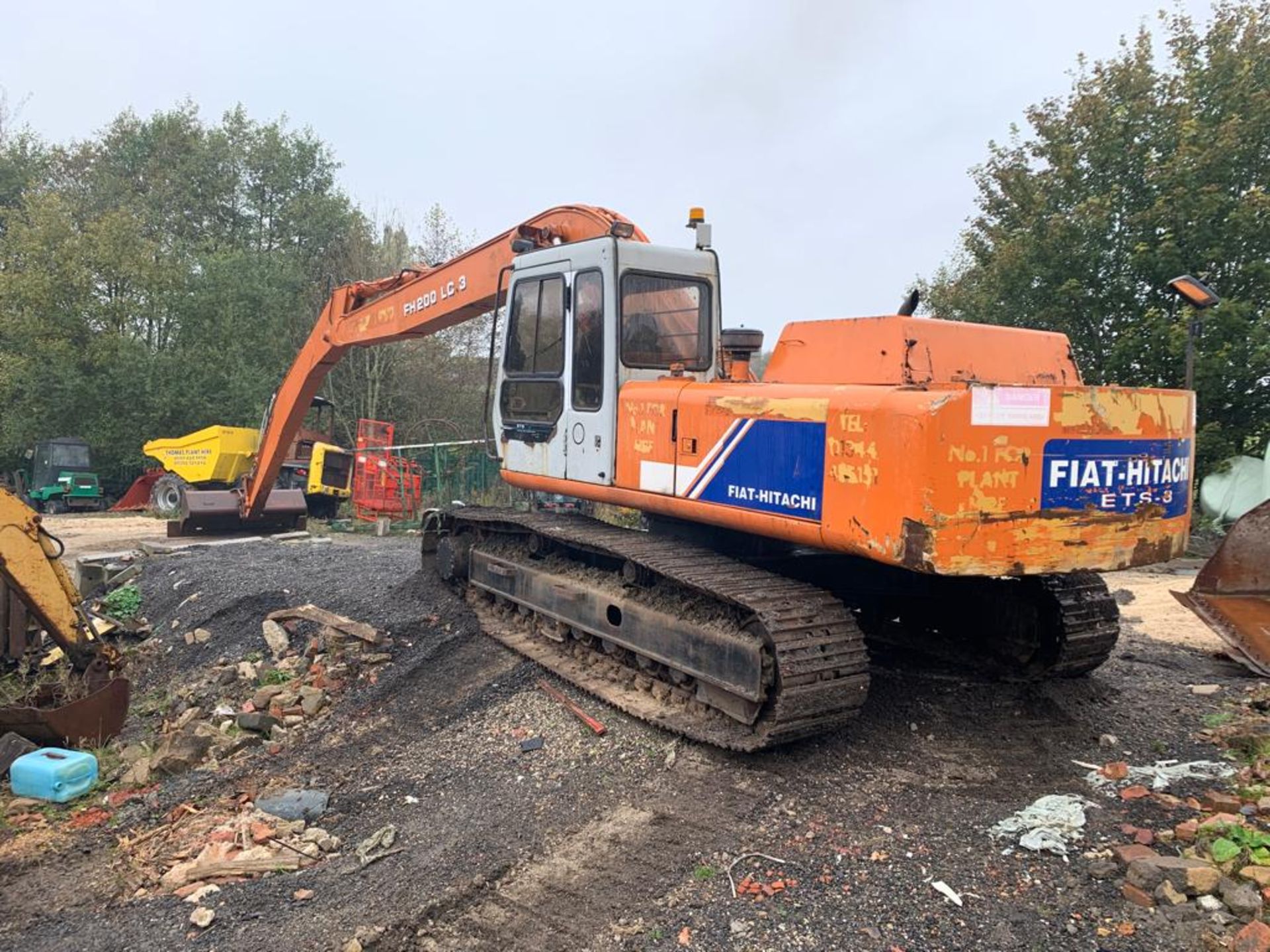 FIAT HITACHI FH200 LC-3, 20 TON TRACKED CRAWLER EXCAVATOR LONG ARM / REACH, RUNS, WORKS AND DIGS - Image 4 of 14