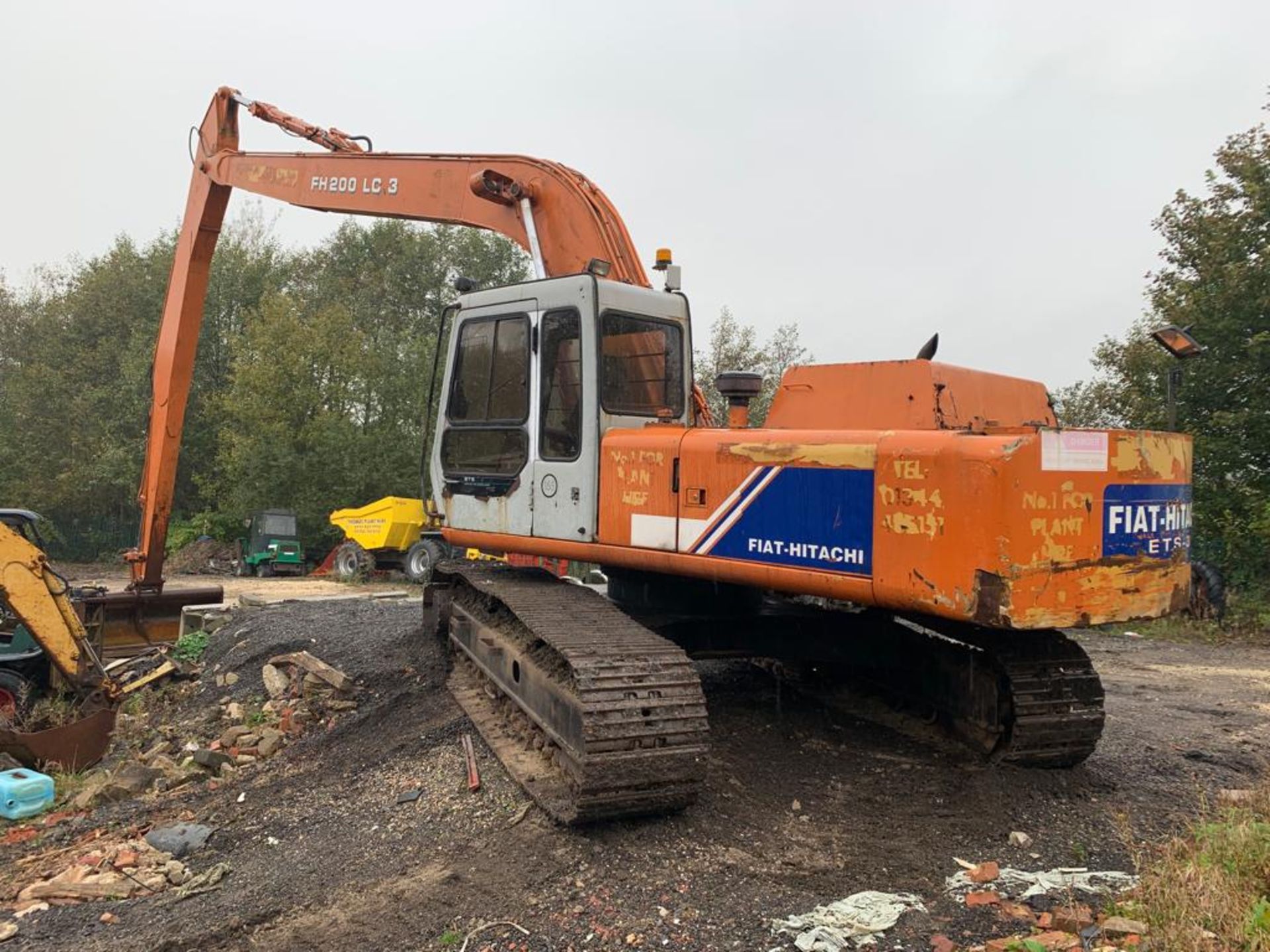 FIAT HITACHI FH200 LC-3, 20 TON TRACKED CRAWLER EXCAVATOR LONG ARM / REACH, RUNS, WORKS AND DIGS - Image 3 of 14