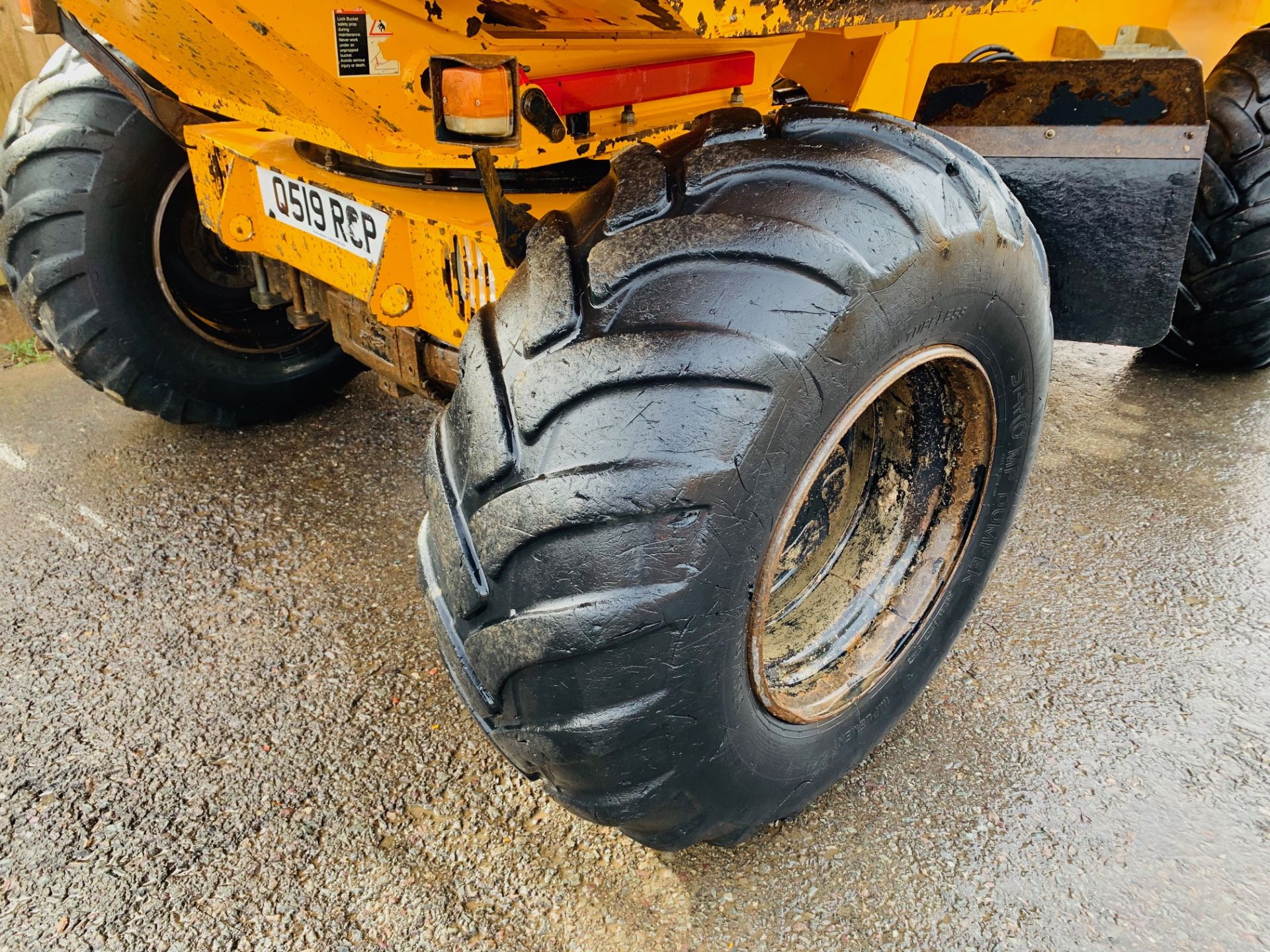 THWAITES 9 TONNE SWIVEL DUMPER, YEAR 2015, 1618 HOURS, ORANGE BEACON, CE MARKED *PLUS VAT* - Image 8 of 11