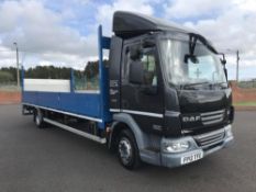 2013/13 REG DAF TRUCKS LF FA 45.210 12 TON ALLOY DROP SIDE TRUCK WITH TAIL LIFT 23FT AIR SUSPENSION