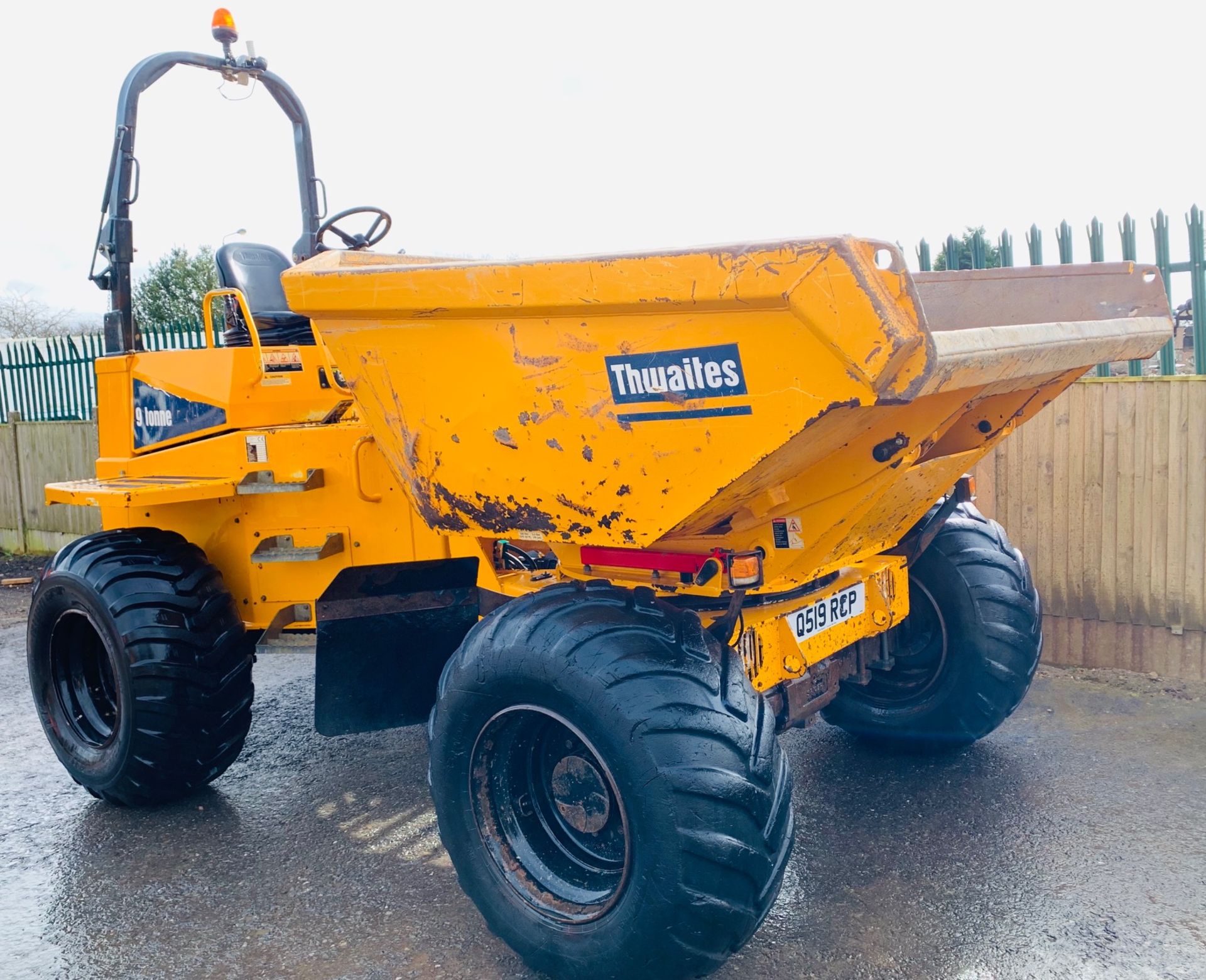 THWAITES 9 TONNE SWIVEL DUMPER, YEAR 2015, 1618 HOURS, ORANGE BEACON, CE MARKED *PLUS VAT* - Image 5 of 11