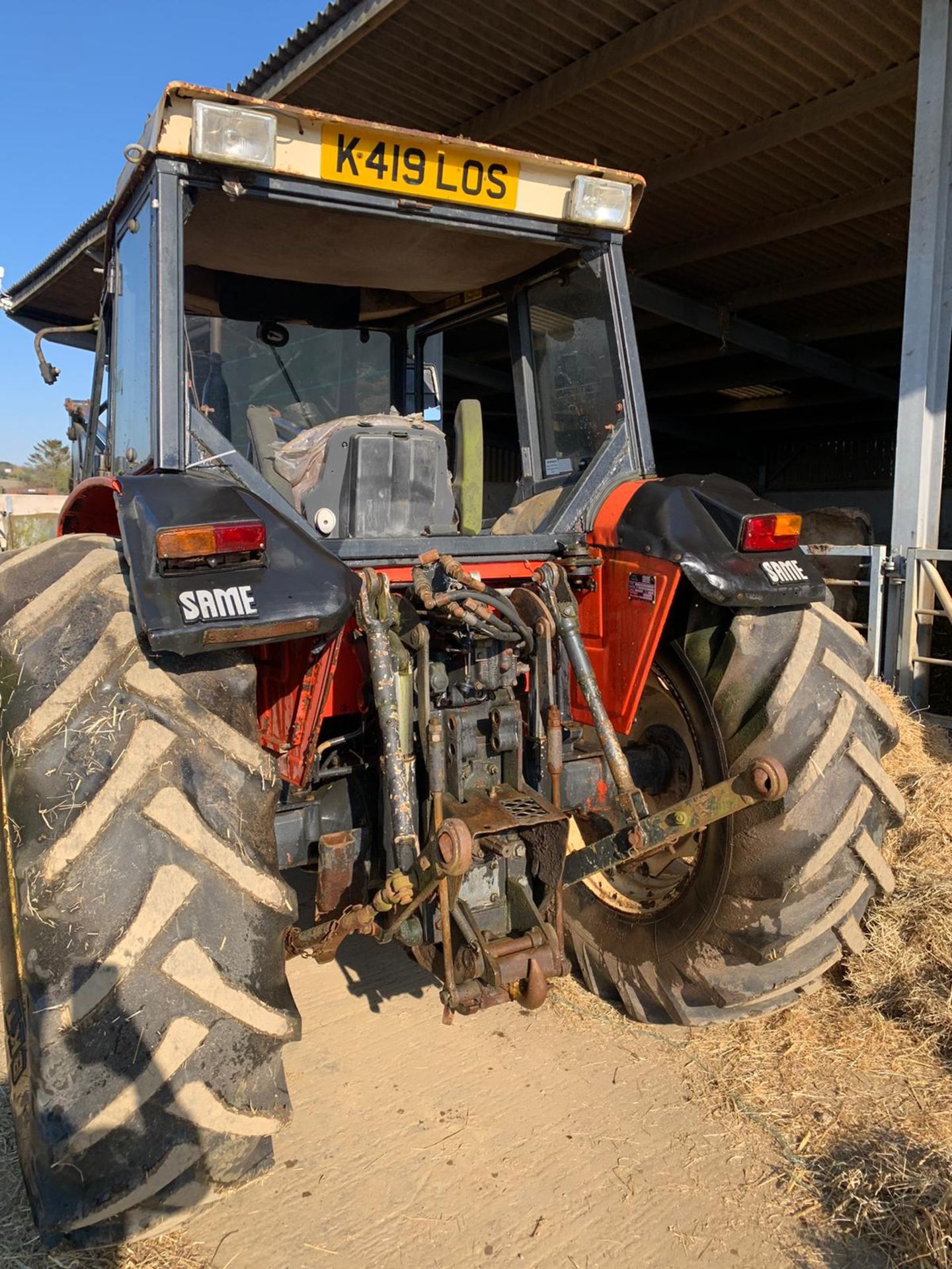 1986-1990 SAME EXPLORER 80 SPECIAL 4WD DIESEL TRACTOR WITH QUICKE 520 FRONT LOADING SHOVEL *PLUS VAT - Image 4 of 15