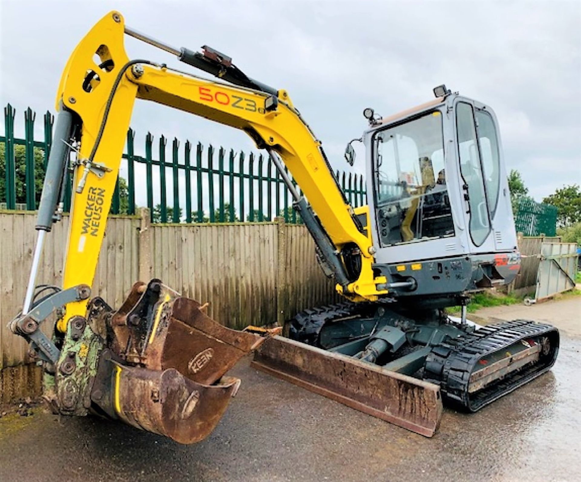 WACKER NEUSON 50Z3 VDS RUBBER TRACKED CRAWLER DIGGER / EXCAVATOR, YEAR 2015, 2108 HOURS *PLUS VAT* - Image 2 of 17