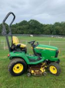 2011/11 REG JOHN DEERE X749 ULTIMATE 4X4 WHEEL STEER RIDE ON LAWN MOWER *PLUS VAT*