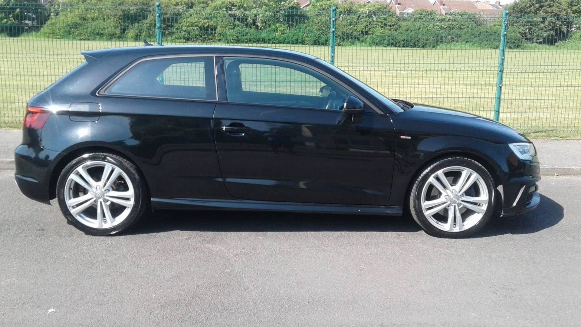 2015/64 REG AUDI A3 S LINE TDI 2.0 DIESEL BLACK 3DR HATCHBACK, SHOWING 0 FORMER KEEPERS *NO VAT* - Image 8 of 14