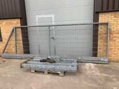 4.5 METERS WIDE X 1.7 METERS HIGH - SLIDING CANTILEVER GATE *PLUS VAT*