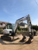2012 BOBCAT E60 6 TON TRACKED CRAWLER EXCAVATOR, IN GOOD CONDITION, RUNS, WORKS AND DIGS *PLUS VAT*