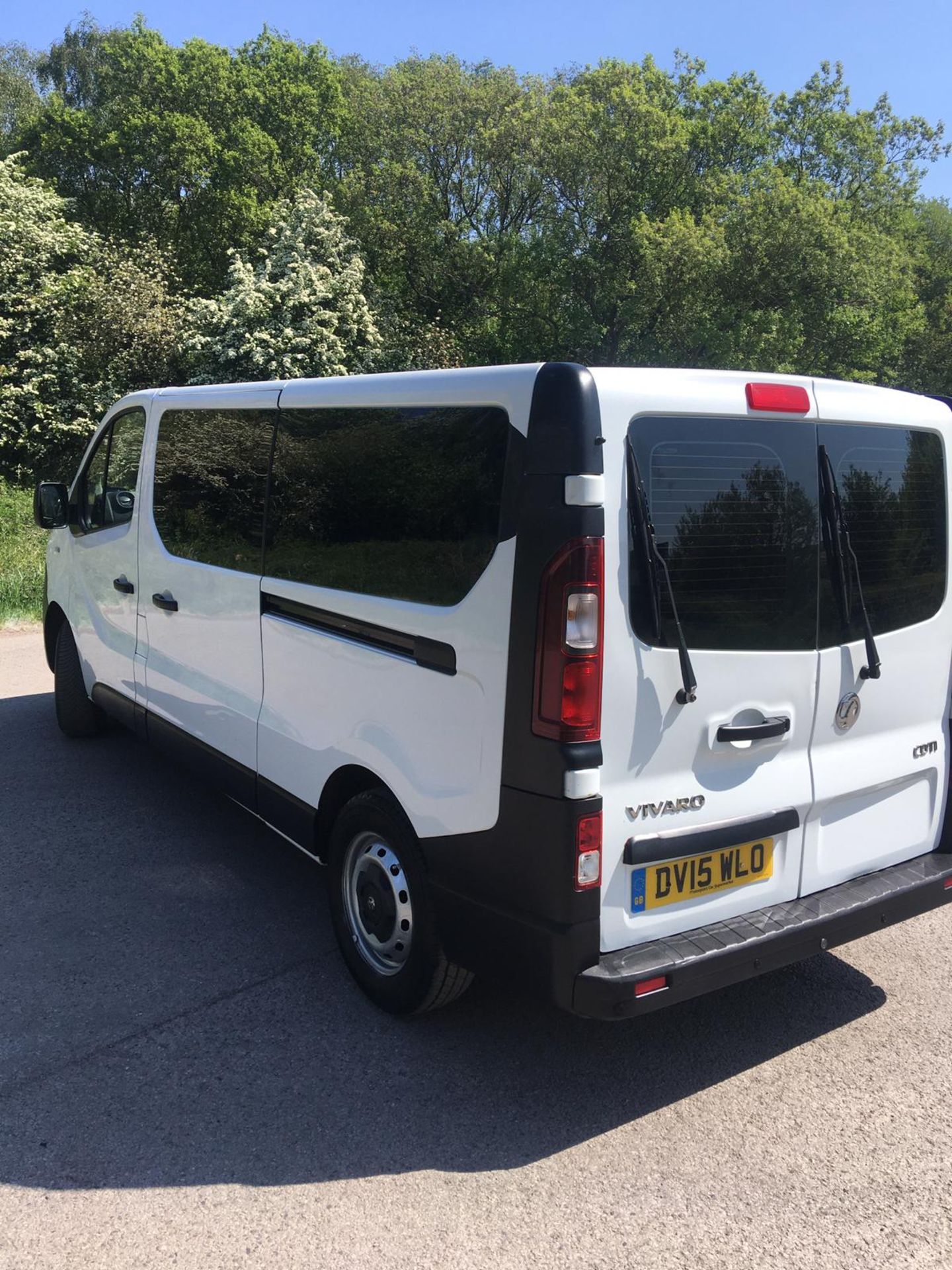 2015/15 REG VAUXHALL VIVARO CDTI MPV 9 SEATER MINIBUS 1.6 DIESEL WHITE *NO VAT* - Image 3 of 24