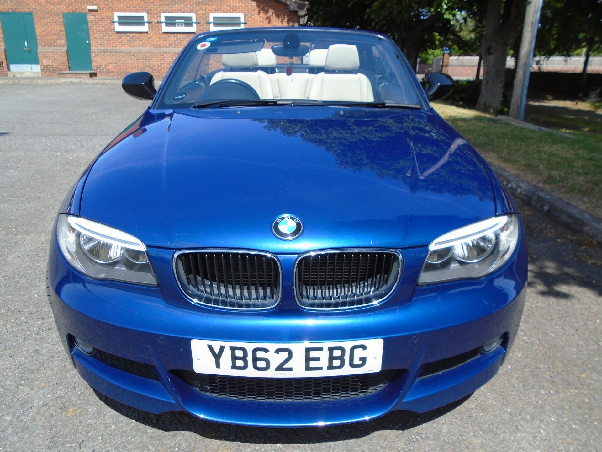 2012/62 REG BMW 120D SPORT PLUS EDITION 2.0 DIESEL BLUE CONVERTIBLE *NO VAT* - Image 5 of 8