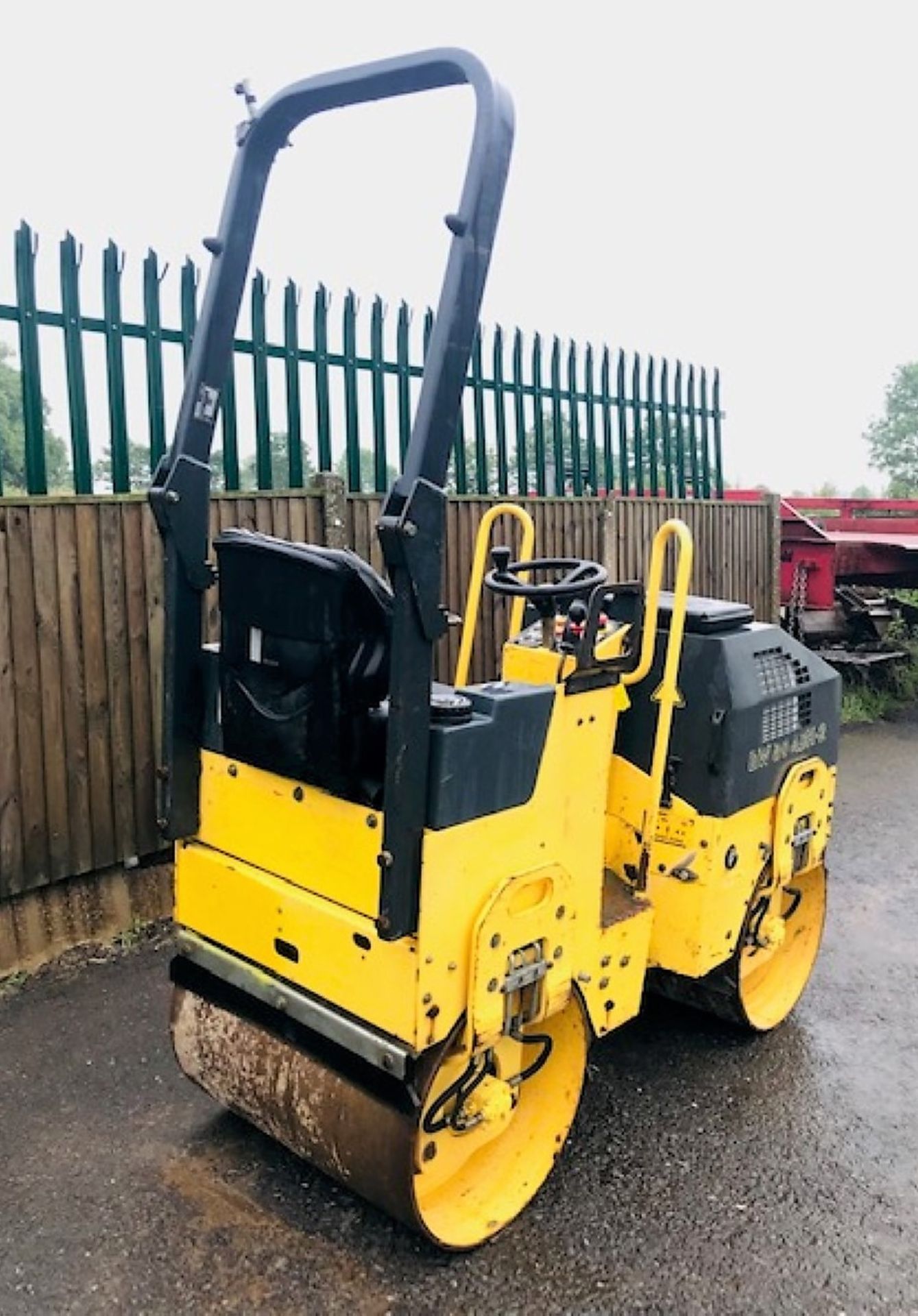 BOMAG BW80 ADH-2 RIDE ON TWIN DRUM TANDEM ROLLER, YEAR 2008, 1988 HOURS, FOLDING ROPS *PLUS VAT* - Image 5 of 10