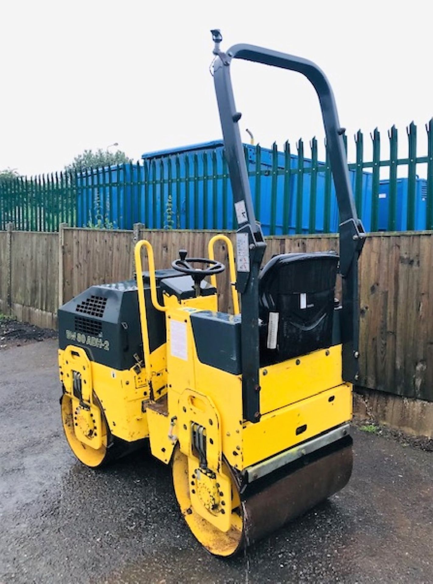 BOMAG BW80 ADH-2 RIDE ON TWIN DRUM TANDEM ROLLER, YEAR 2008, 1988 HOURS, FOLDING ROPS *PLUS VAT* - Image 6 of 10