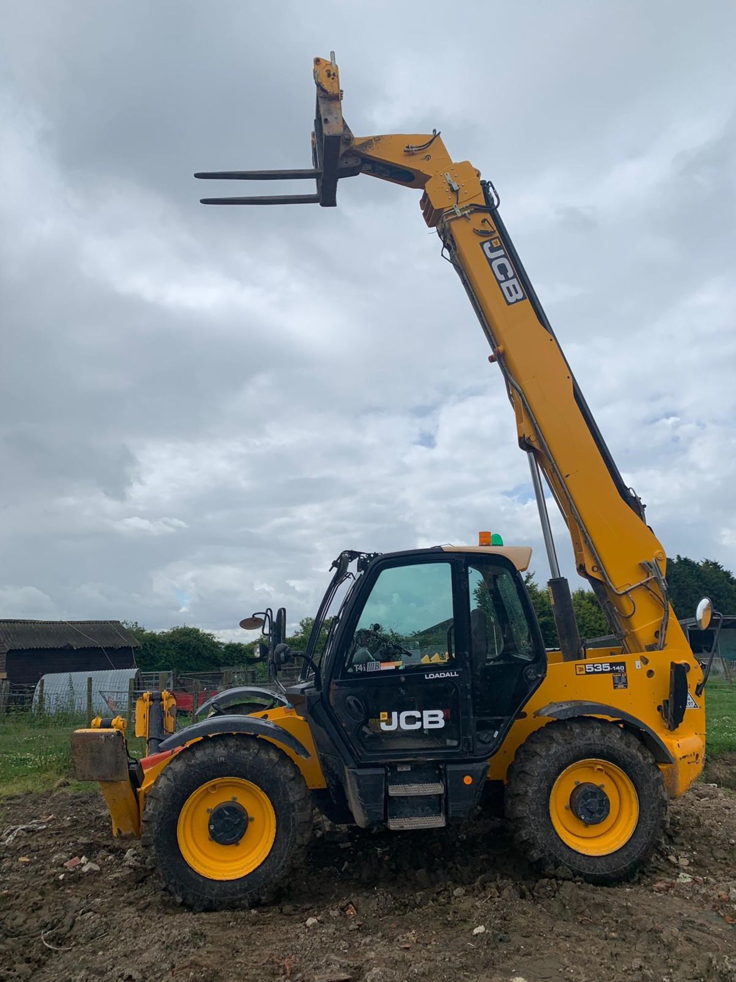 2014 JCB 535-140 HI-VIZ LOADALL 14 METER REACH TELE-HANDLER WITH FORKS *PLUS VAT* - Image 5 of 12