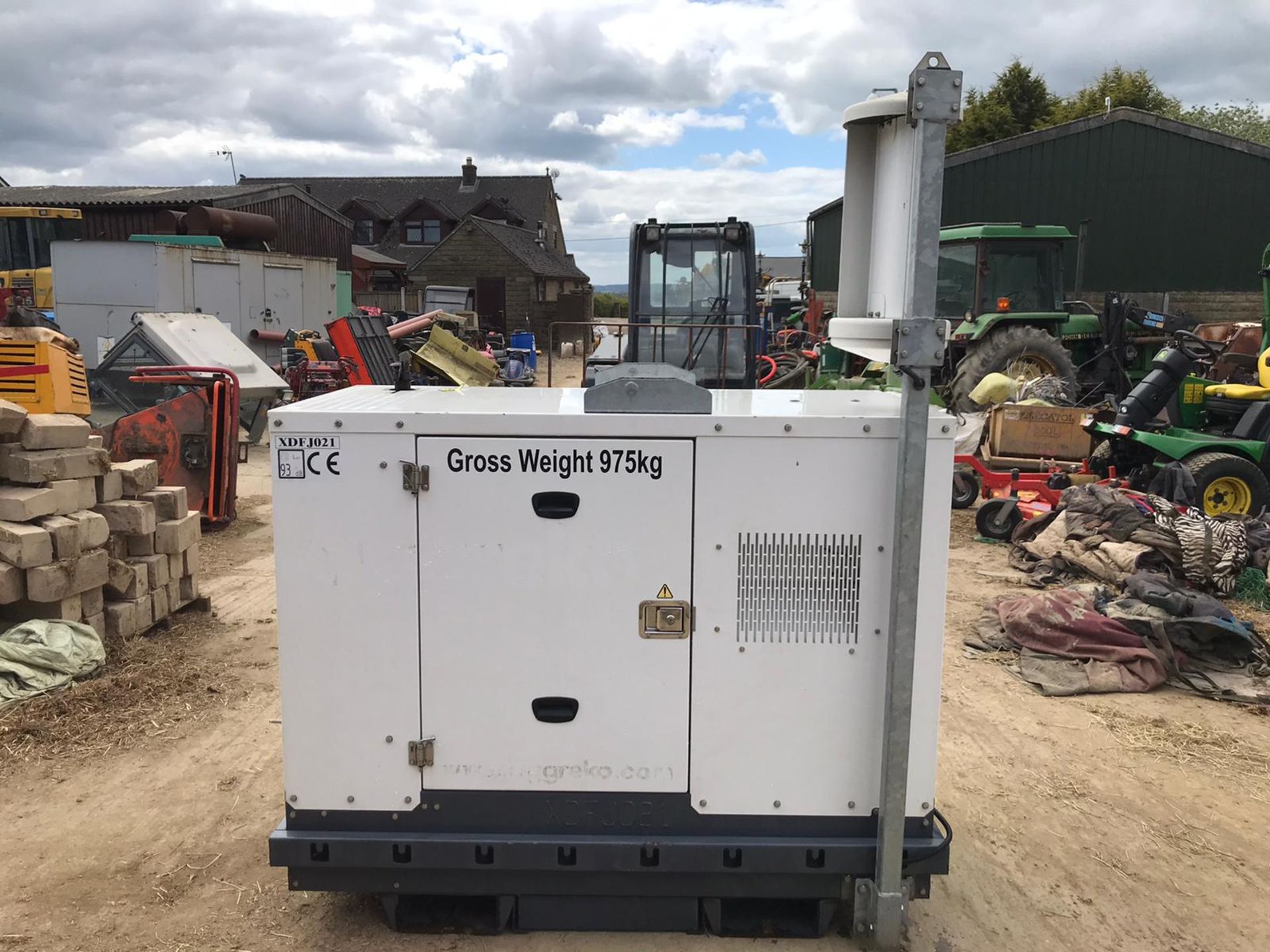 2016 BRUNO GX23L 20 KVA GENERATOR C/W LOMBARDINI KOHLER ENGINE, 3 PHASE, RUNS, WORKS, MAKES POWER - Image 3 of 7