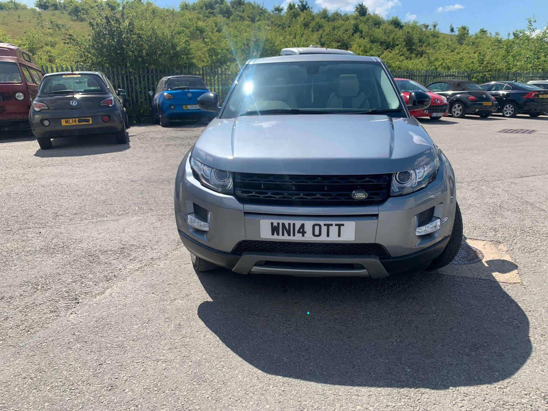 2014/14 REG LAND ROVER RANGE ROVER EVOQUE DYNAMIC S 2.2 DIESEL GREY, SHOWING 2 FORMER KEEPERS