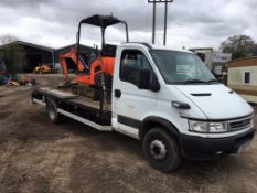 2006/55 REG IVECO DAILY 60C17 3.0 DIESEL WHITE 6.5T BEAVER-TAIL RECOVERY, SHOWING 0 FORMER KEEPERS