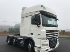 2011/61 REG DAF XF 105.460 SUPER SPACE TRACTOR UNIT 6X2 MANUAL GEARBOX AIR CON *PLUS VAT*