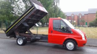 2011/61 REG FORD TRANSIT 115 T330S LTD RWD SWB 2.4 DIESEL TIPPER, SHOWING 0 FORMER KEEPERS *NO VAT*