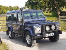 1998 LAND ROVER DEFENDER 110 4C SW DT 2.5 DIESEL BLUE, UPGRADED IN 2009 TO TD5 SUSPENSION *NO VAT*