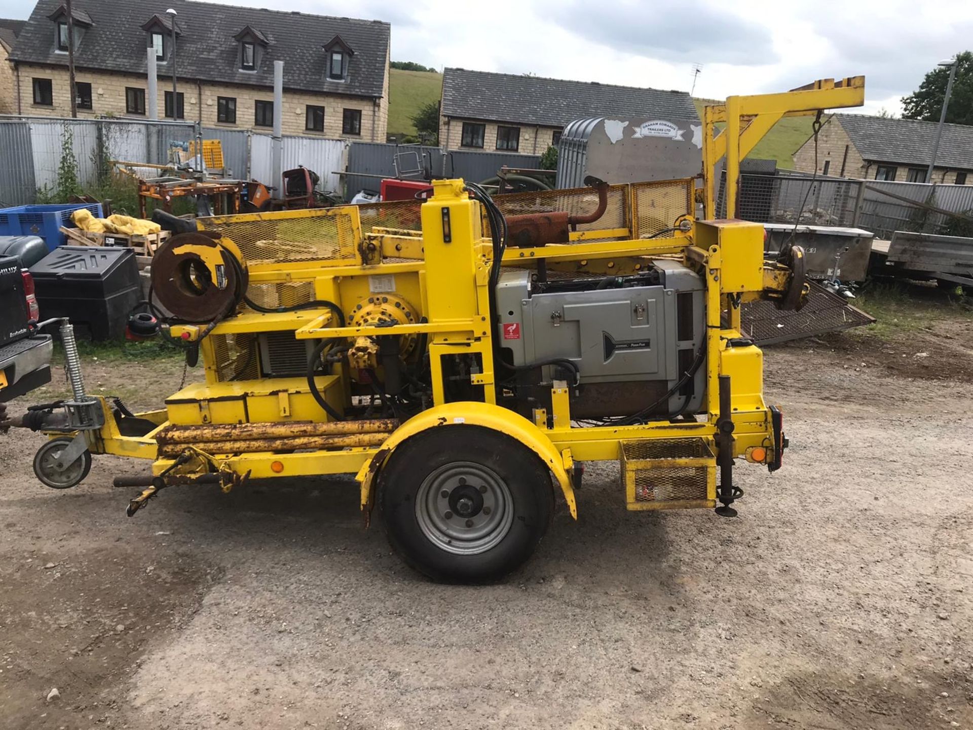 KING CABLE RECOVERY EXTRACTOR WINCH, MODEL KING / BT P / PACK, YEAR 2013, TOWABLE TRAILER *NO VAT* - Image 12 of 13