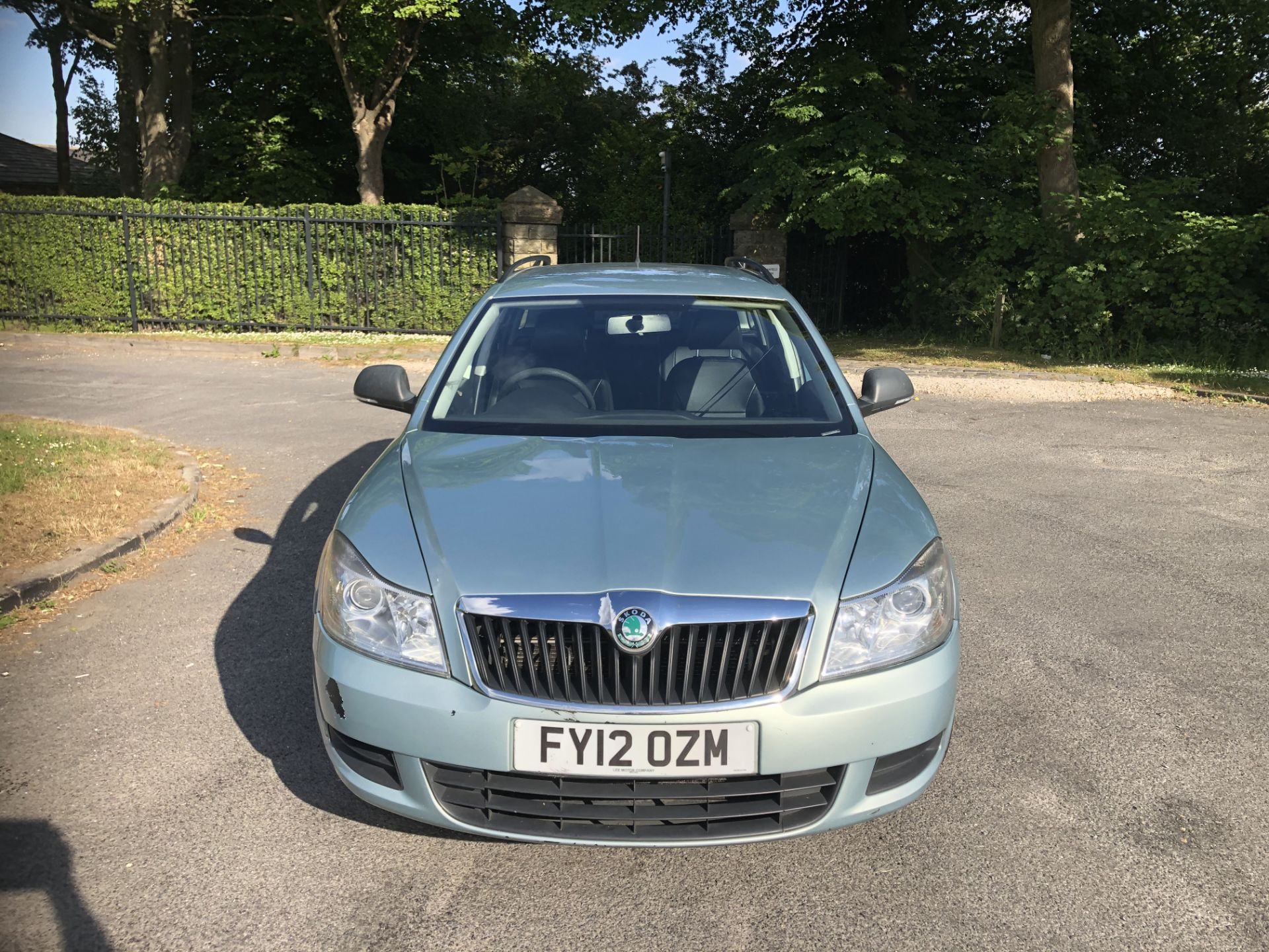 2012/12 REG SKODA OCTAVIA S TDI CR 1.6 DIESEL GREEN ESTATE, SHOWING 1 FORMER KEEPER *NO VAT* - Image 2 of 13