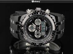 MENS ARMY BLACK INFANTRY DIGITAL QUARTZ WRIST WATCH RUBBER STRAP *NO VAT*