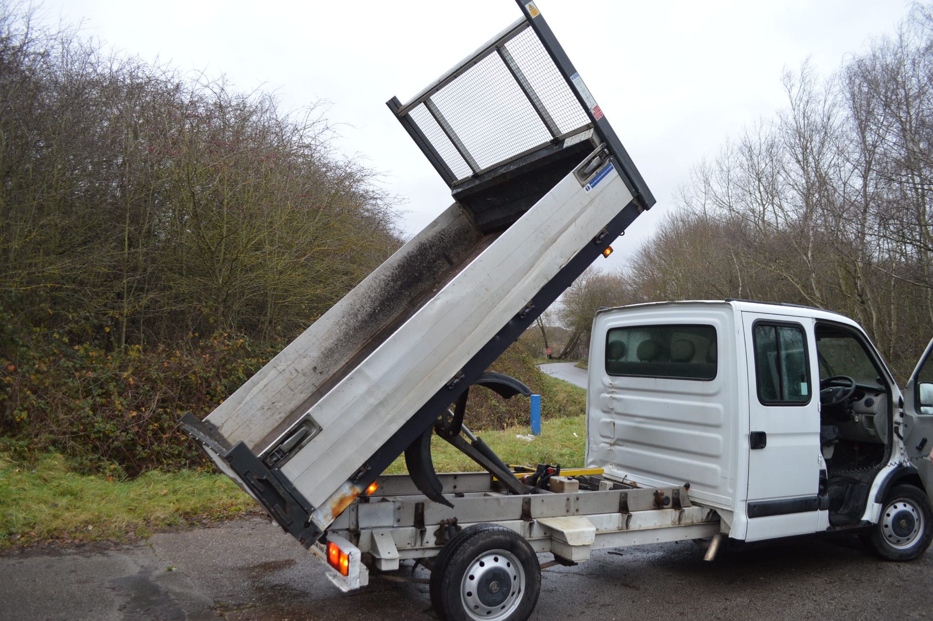 2009/59 REG VAUXHALL MOVANO 3500 CDTI LWB DOUBLE CAB TIPPER, SHOWING 2 FORMER KEEPERS *NO VAT* - Image 17 of 18