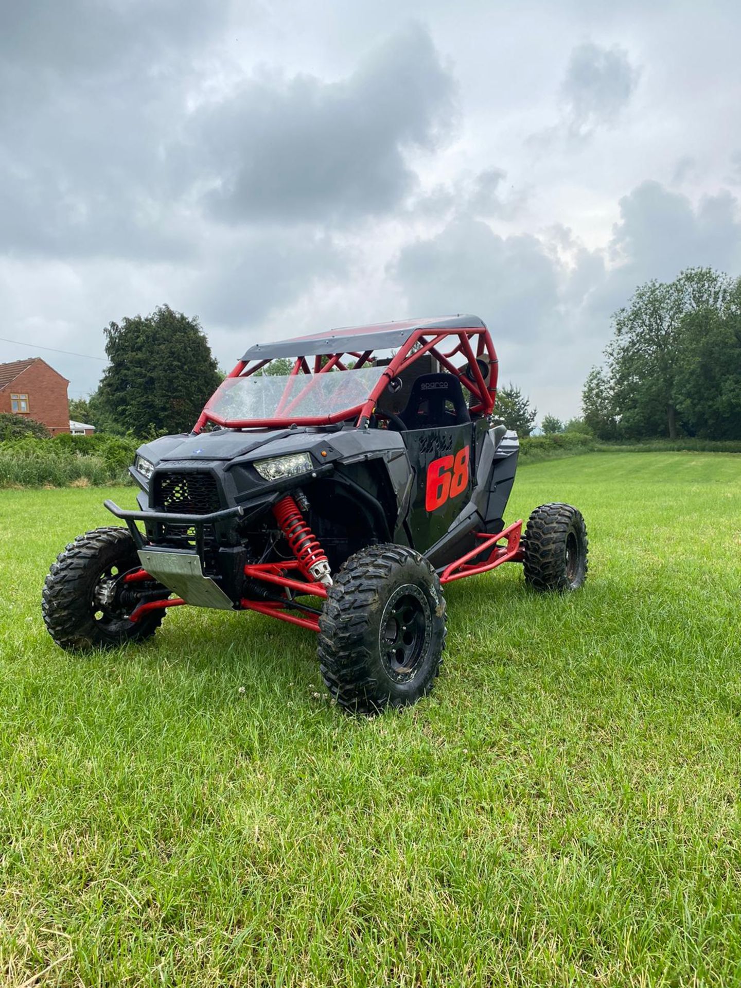 2018/68 REG POLARIS RZR 1000xp BLACK / RED BUGGY PETROL, SHOWING 1 FORMER KEEPER *NO VAT* - Image 5 of 17