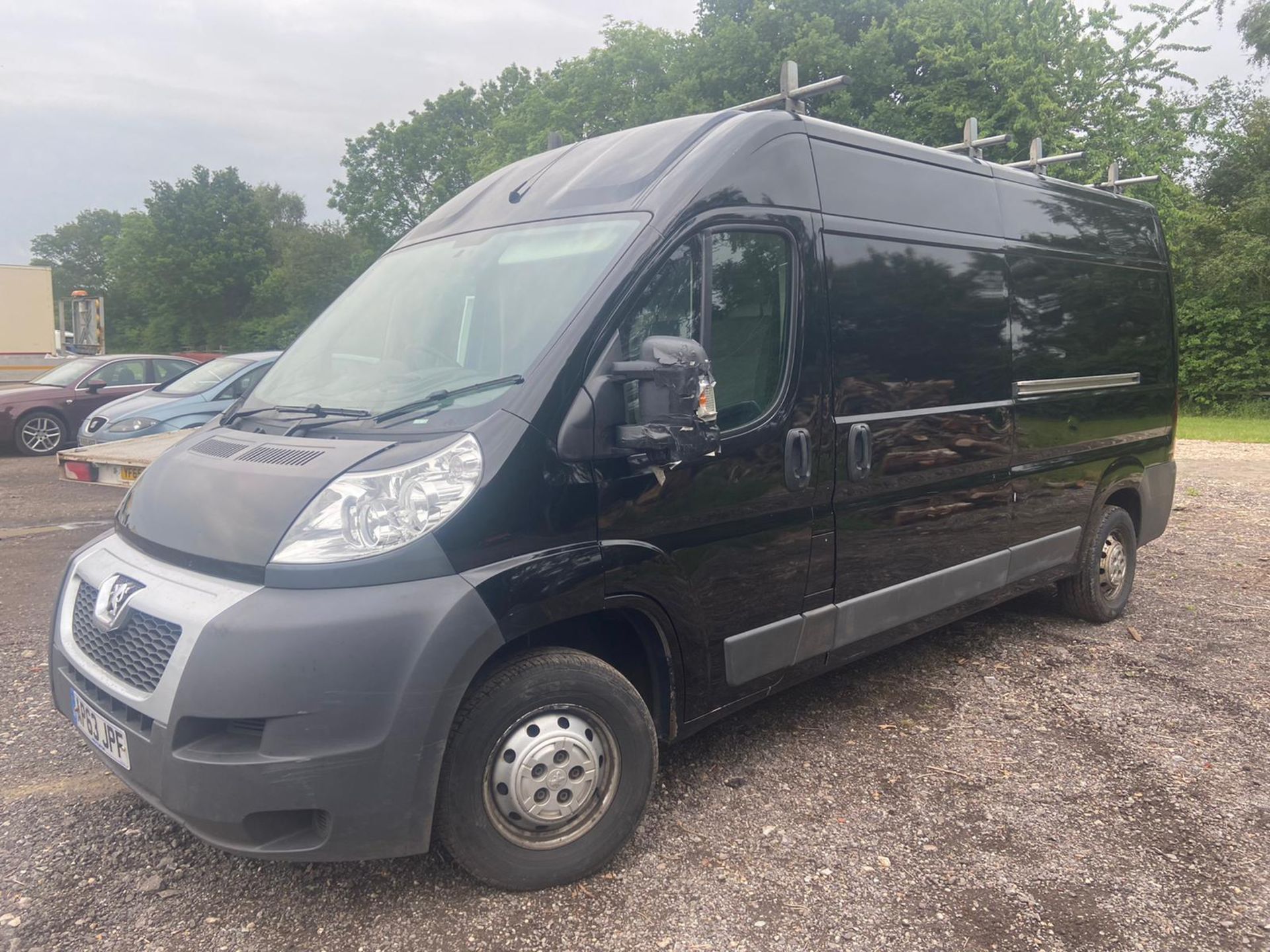 2014/63 REG PEUGEOT BOXER HDI 335 L3H2 LWB PROFESSIONAL 2.2 DIESEL PANEL VAN 130BHP AIR CON *NO VAT* - Image 4 of 9