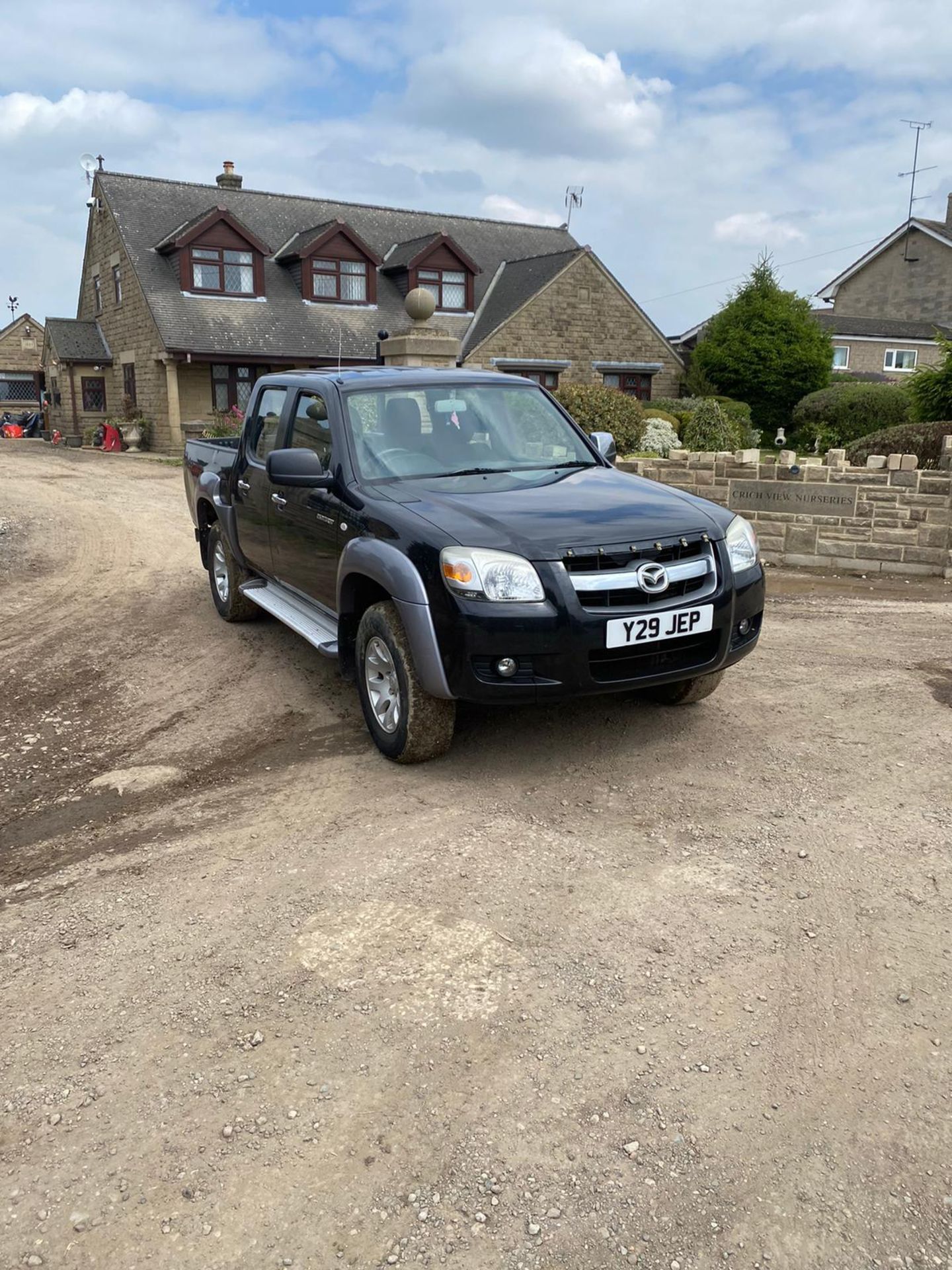 2007/57 REG MAZDA BT-50 4X4 DOUBLE CAB TS2 2.5 DIESEL BLACK MANUAL PICK-UP 145 BHP *NO VAT* - Image 2 of 8