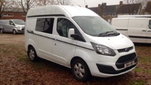 2014/64 REG FORD TRANSIT CUSTOM 270 ECO-TECH CAMPERVAN / MOTORHOME, SHOWING 1 FORMER KEEPER *NO VAT*