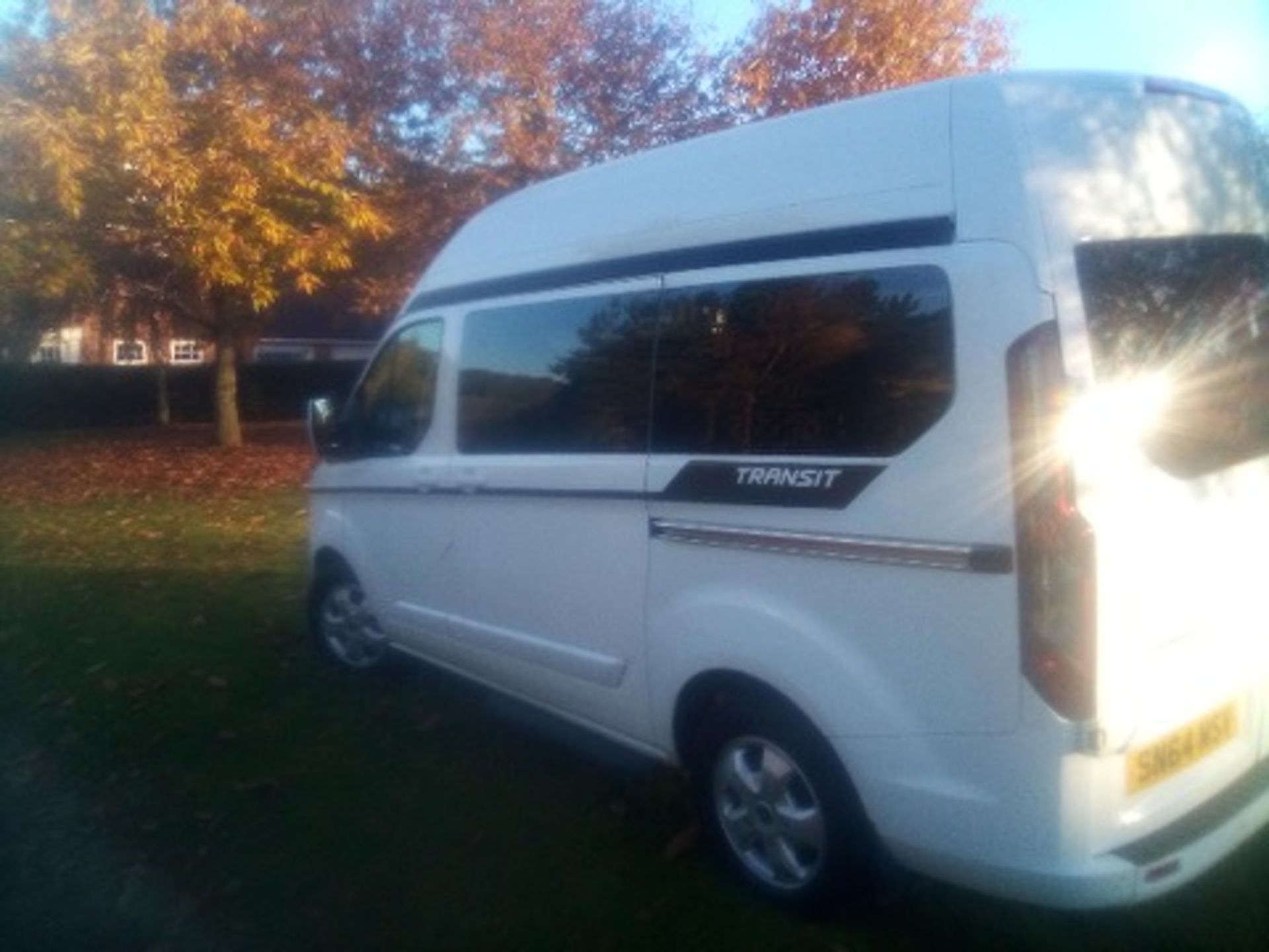 2014/64 REG FORD TRANSIT CUSTOM 270 ECO-TECH CAMPERVAN / MOTORHOME, SHOWING 1 FORMER KEEPER *NO VAT* - Image 3 of 9