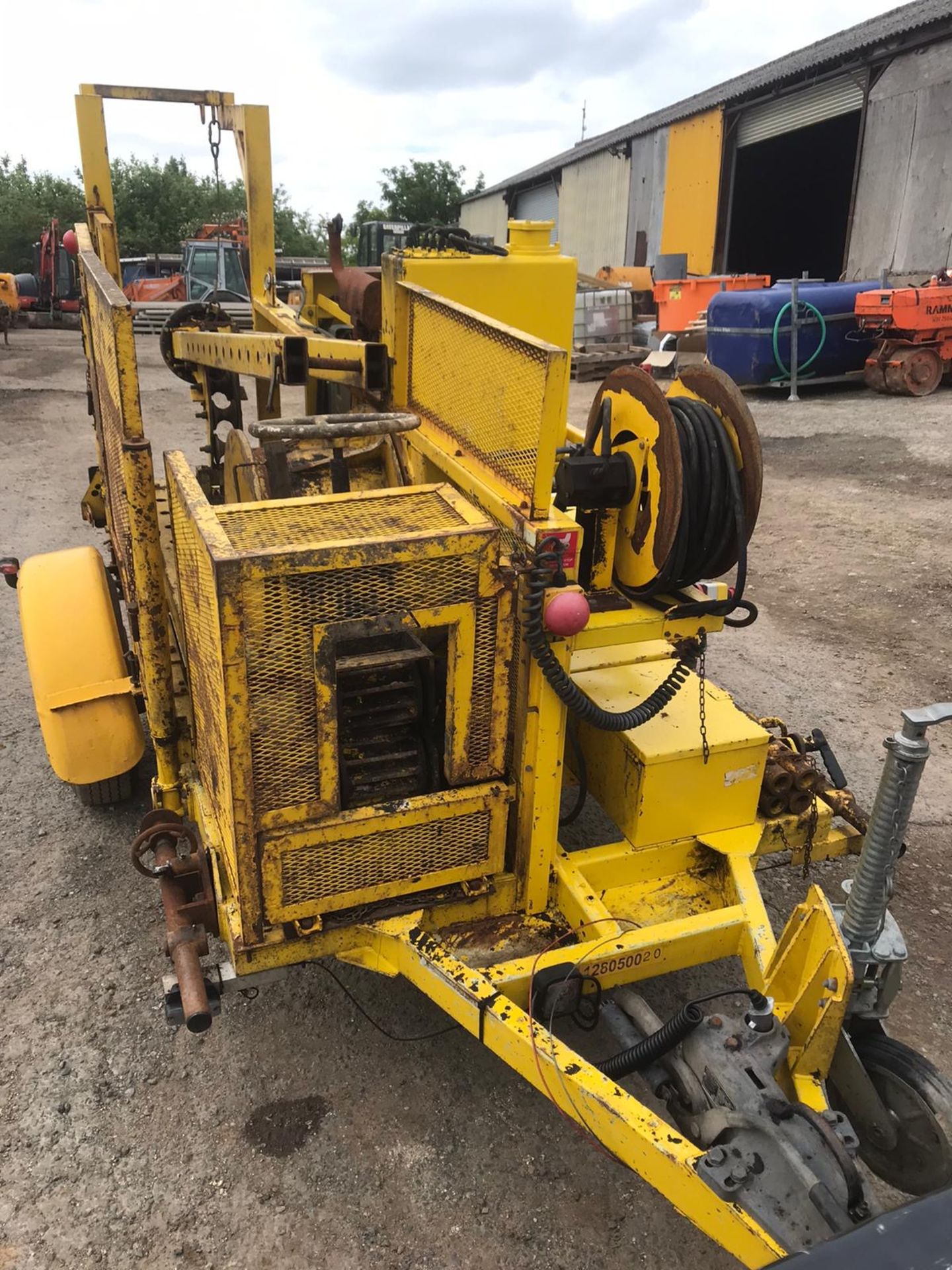 KING CABLE RECOVERY EXTRACTOR WINCH, MODEL KING / BT P / PACK, YEAR 2013, TOWABLE TRAILER *NO VAT* - Image 8 of 13