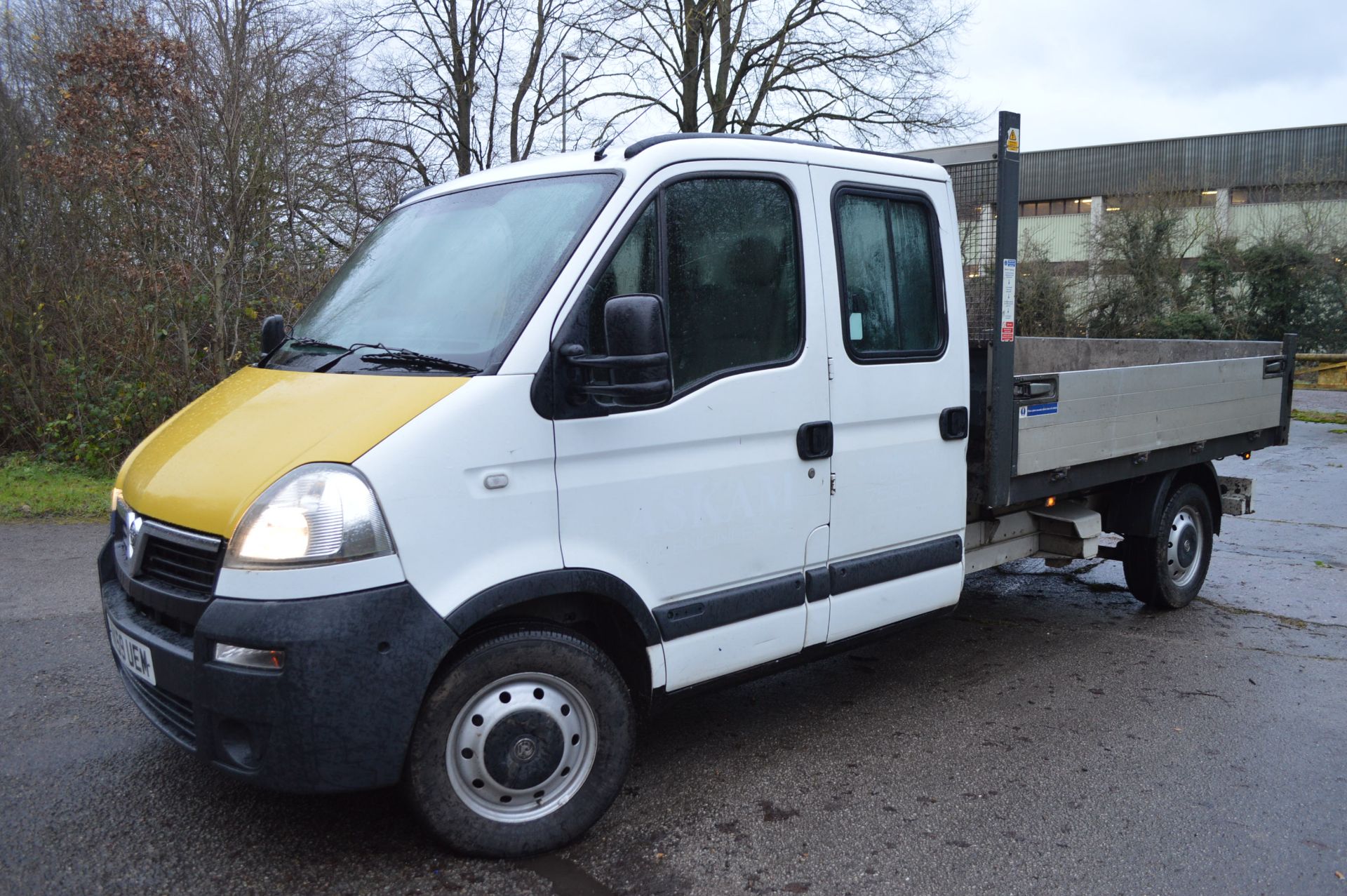 2009/59 REG VAUXHALL MOVANO 3500 CDTI LWB DOUBLE CAB TIPPER, SHOWING 2 FORMER KEEPERS *NO VAT* - Image 3 of 18