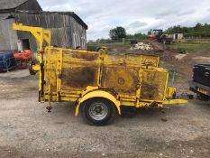 KING CABLE RECOVERY EXTRACTOR WINCH, MODEL KING / BT P / PACK, YEAR 2013, TOWABLE TRAILER *NO VAT*